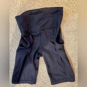 Athleta Black shorts with pockets.